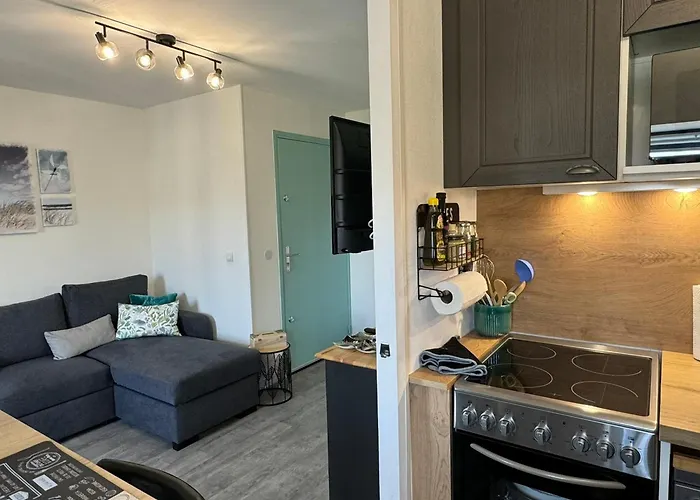 3 Pers Refait A Neuf Pres Plage/thalasso A Cabourg, Balcon, Cuisine Equipee - Fr-1-487-366